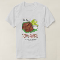 Buffalo Hot Chicken Wings Wing Eating Competitie