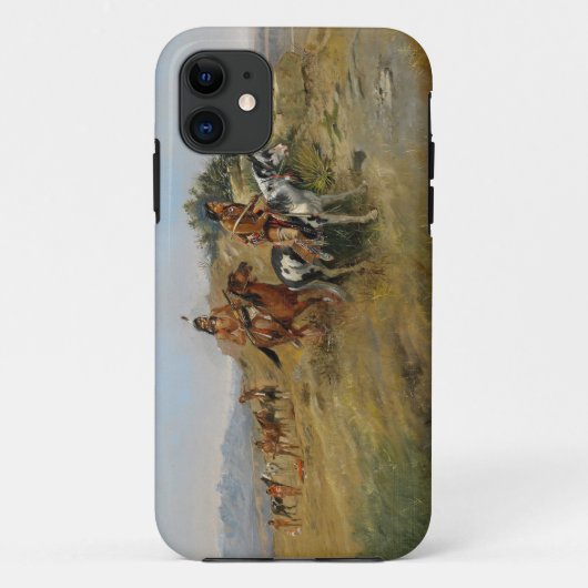 Buffalo Hunt, 1891 (olie op canvas) Case-Mate iPhone Case (Achterkant)