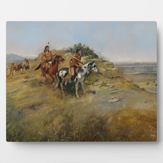 Buffalo Hunt, 1891 (olie op canvas) Fotoplaat (Voorkant)