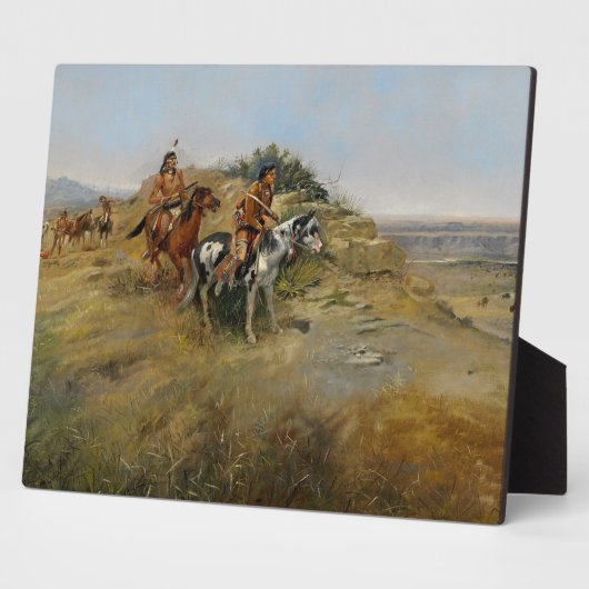 Buffalo Hunt, 1891 (olie op canvas) Fotoplaat (Zijkant)
