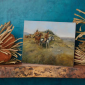 Buffalo Hunt, 1891 (olie op canvas) Fotoplaat (Zijkant)