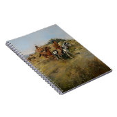 Buffalo Hunt, 1891 (olie op canvas) Notitieboek (Rechterzijde)