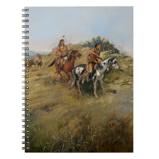 Buffalo Hunt, 1891 (olie op canvas) Notitieboek (Voorkant)