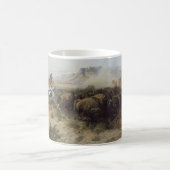 Buffalo Hunt No. 26 door CM Russell, Vintage India Koffiemok (Center)