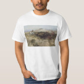 Buffalo Hunt No. 26 van CM Russell,  Indiërs T-shirt (Voorkant)
