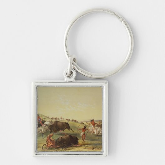 Buffalo Hunt Sleutelhanger (Voorkant)
