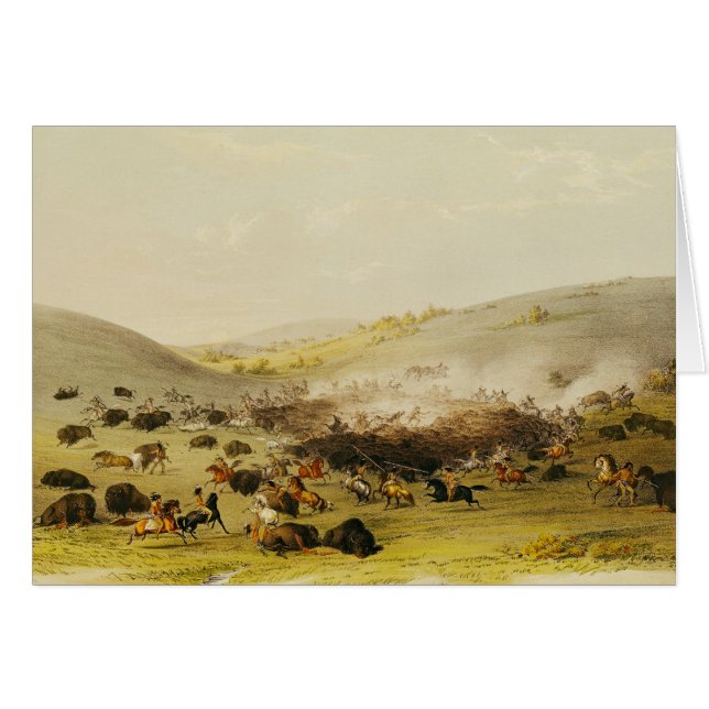 Buffalo Hunt, Surround, c.1832 (Voorkant Horizontaal)