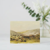 Buffalo Hunt, Surround, c.1832 Briefkaart (Staand voorkant)