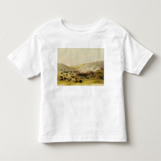 Buffalo Hunt, Surround, c.1832 Kinder Shirts (Voorkant)