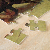 Buffalo Hunt van Remington,  Native American Legpuzzel (Zijkant)