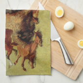 Buffalo Hunt van Remington,  Native American Theedoek (Quarter Fold)