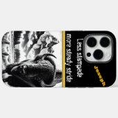 Buffalo in het Schilderachtig berglandschap Case-Mate iPhone Case (Achterkant (horizontaal))
