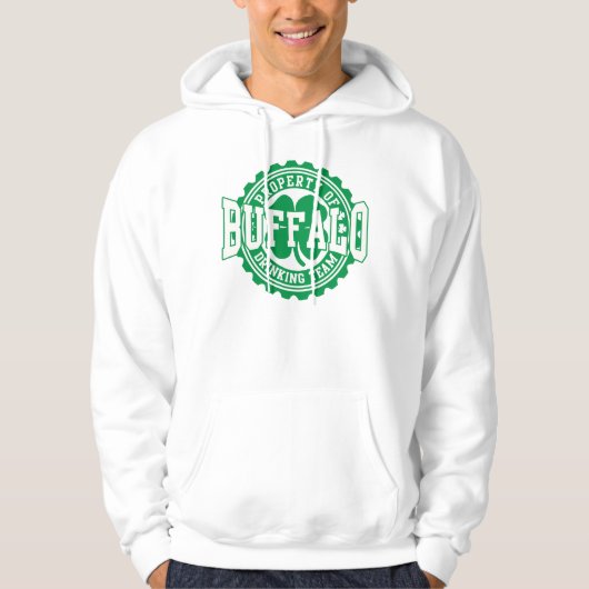 Buffalo Irish Bottle Pet Drink team Hoodie (Voorkant)