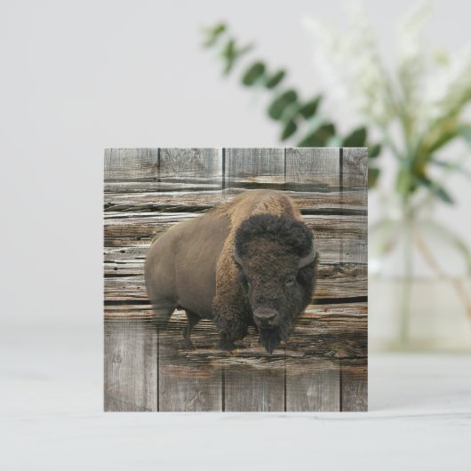 Buffalo Kaart (Staand voorkant)