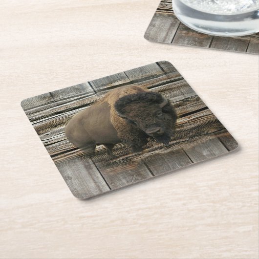 Buffalo Kartonnen Onderzetters (Schuin)