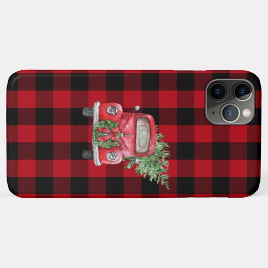 Buffalo kerstboom Red Truck Case-Mate iPhone Case (Achterkant (horizontaal))