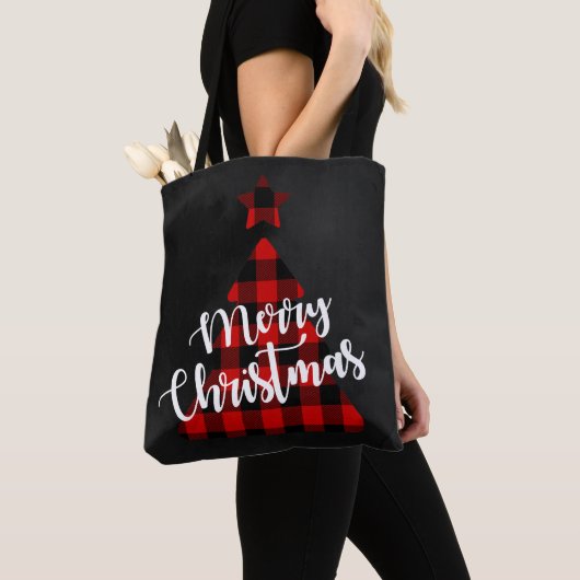 Buffalo kerstboom tote bag (Dichtbij)