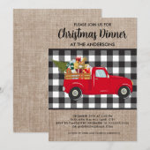 Buffalo  kerstdiner voor vrachtwagens kaart (Voorkant / Achterkant)