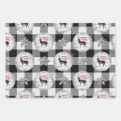 Buffalo kerstmis inpakpapier vel (Voorkant)