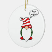 Buffalo-kippgnome Keramisch Ornament (Links)