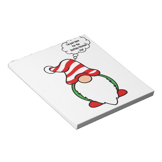 Buffalo-kippgnome Notitieblok (Schuin)