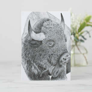 Buffalo Liefde Feestdagenkaart