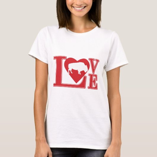Buffalo Liefde T-shirt (Voorkant)