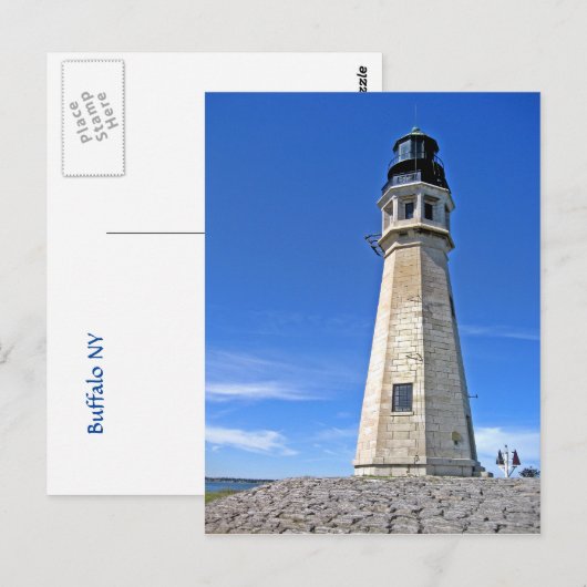 Buffalo Lighthouse Briefkaart (Voorkant / Achterkant)