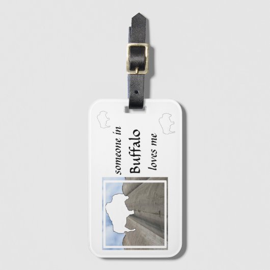 Buffalo Love 21 Bagagelabel (Voorkant (verticaal))