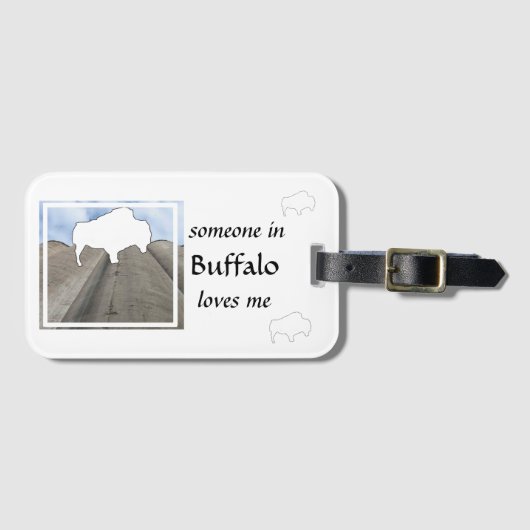 Buffalo Love 21 Bagagelabel (Voorkant (horizontaal))