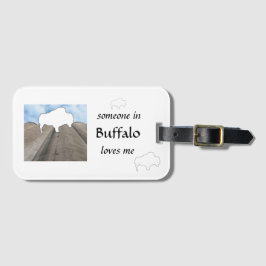 Buffalo Love 21 Bagagetailie Bagagelabel