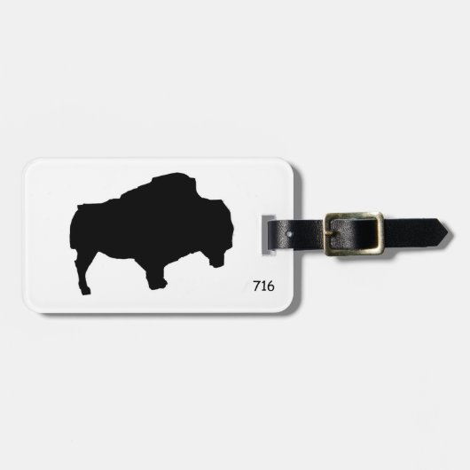 Buffalo Love 27 Bagagelabel (Voorkant horizontaal)