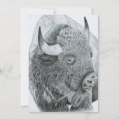 Buffalo Love Feestdagenkaart (Voorkant)