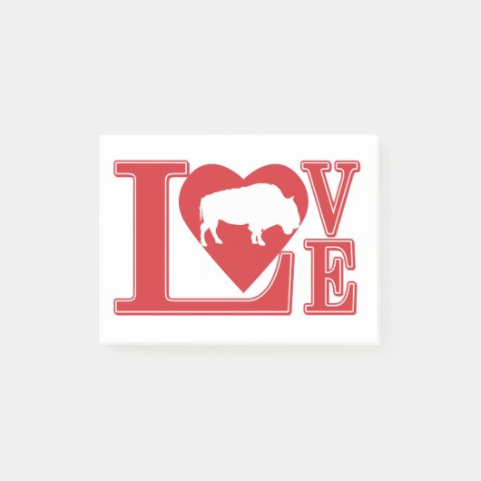 Buffalo Love Post-it® Notes (Voorkant)