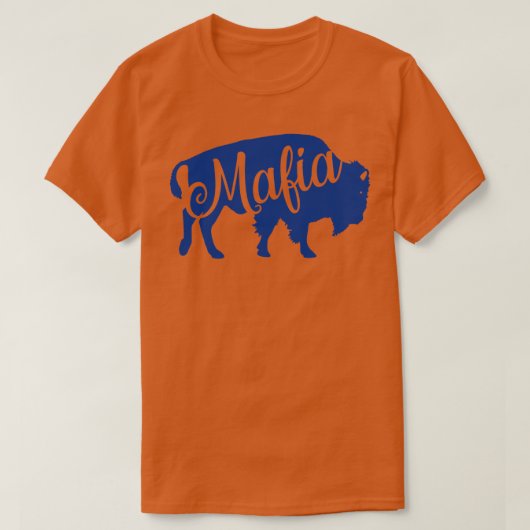 Buffalo Mafia Blue T-shirt (Design voorkant)