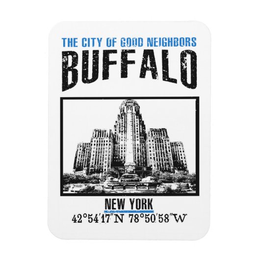 Buffalo Magneet (Verticaal)