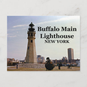 Buffalo Main Lighthouse, Briefkaart New York