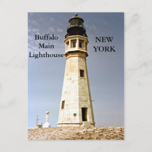 Buffalo Main Lighthouse, Briefkaart New York