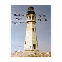 Buffalo Main Lighthouse, Briefkaart New York