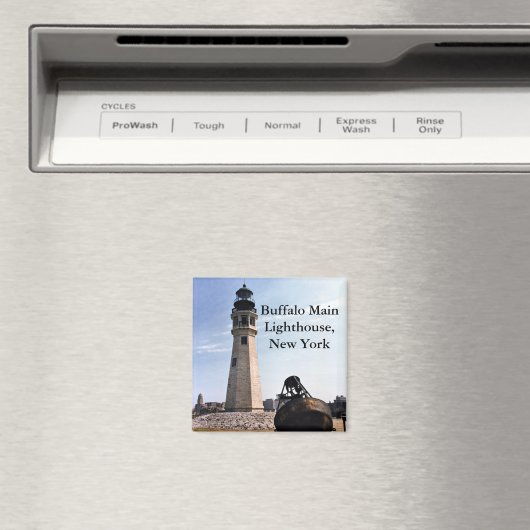 Buffalo Main Lighthouse, New York Magnet (Insitu (Vaatwasser))