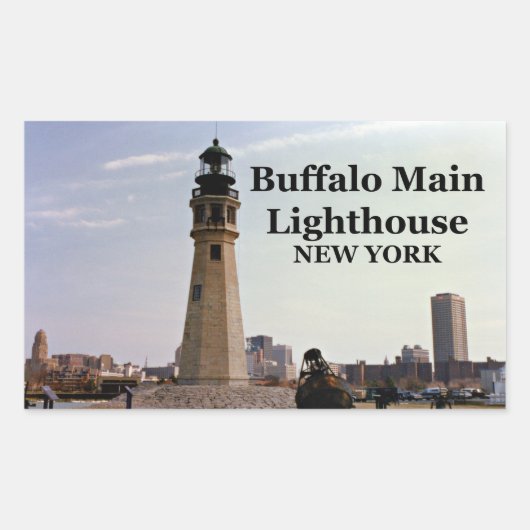 Buffalo Main Lighthouse, Stickers in New York (Voorkant)