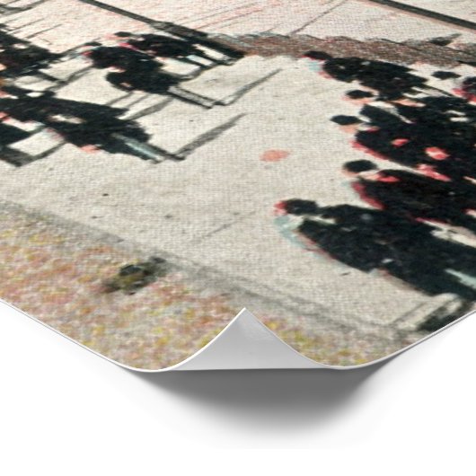 Buffalo, Main St. Poster (Hoek)