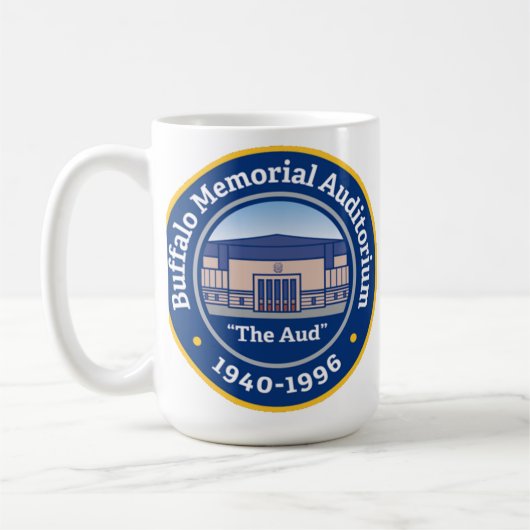 Buffalo Memorial Auditorium "The Aud" Koffiemok (Links)