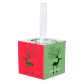 Buffalo met kerstmis deer Thunder_Cove Decoratie (Voorkant hoekig)