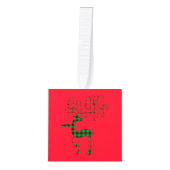 Buffalo met kerstmis deer Thunder_Cove Decoratie (Voorkant)