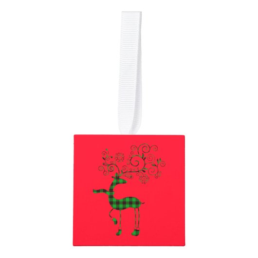 Buffalo met kerstmis deer Thunder_Cove Decoratie (Voorkant)