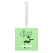 Buffalo met kerstmis deer Thunder_Cove Decoratie (Rechts)