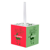 Buffalo met kerstmis deer Thunder_Cove Decoratie (Achter hoekig)