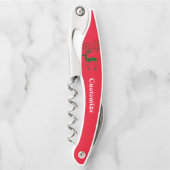 Buffalo met kerstmis deer Thunder_Cove Kurkentrekker (Voorkant)