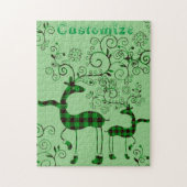 Buffalo met kerstmis deer Thunder_Cove Legpuzzel (Verticaal)